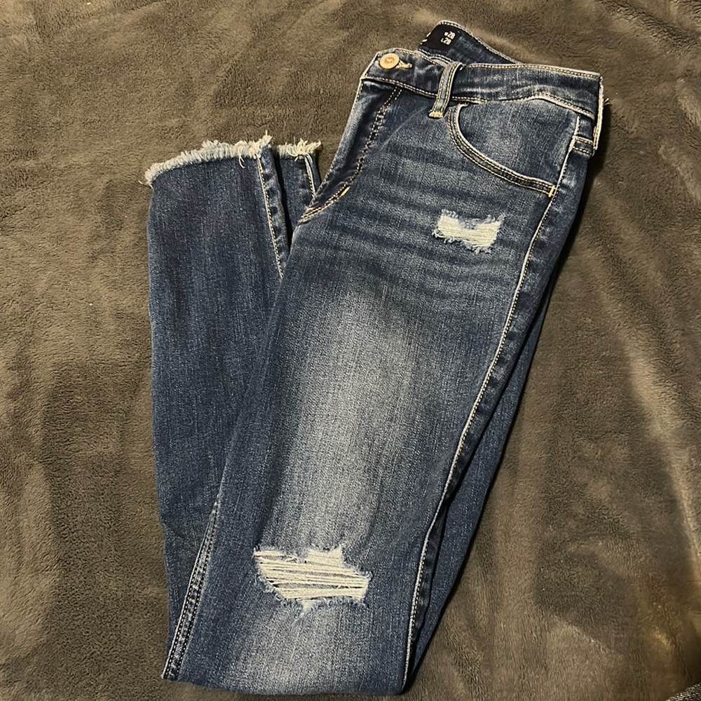 hollister high rise super skinny jeans